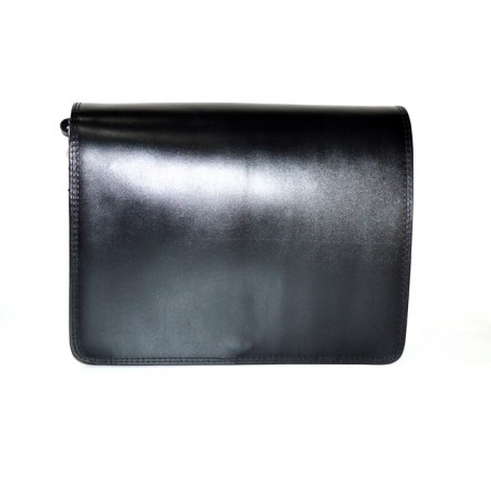 Ταχυδρομική Δερμάτινη Τσάντα με  διπλό χώρισμα