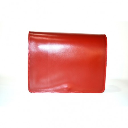 Ταχυδρομική Δερμάτινη Τσάντα με  διπλό χώρισμα