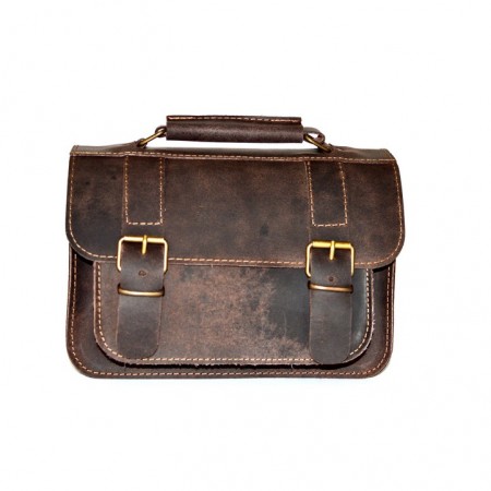 ΔΕΡΜΑΤΙΝΗ ΤΣΑΝΤΑ ΦΩΤΟΓΡΑΦΙΚΟ με  διπλό χώρισμα