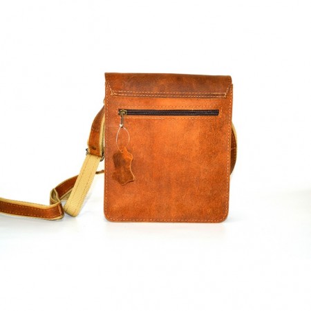 ΧΙΑΣΤΙ ΔΕΡΜΑΤΙΝΗ ΤΣΑΝΤΑ με  διπλό χώρισμα