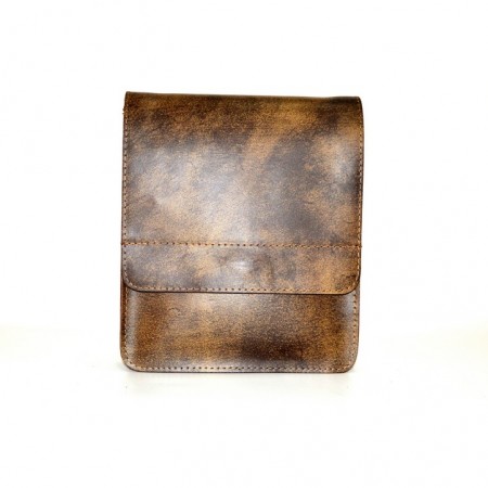 ΧΙΑΣΤΙ ΔΕΡΜΑΤΙΝΗ ΤΣΑΝΤΑ με  διπλό χώρισμα