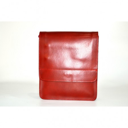 ΧΙΑΣΤΙ ΔΕΡΜΑΤΙΝΗ ΤΣΑΝΤΑ με  διπλό χώρισμα