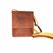 ΧΙΑΣΤΙ ΔΕΡΜΑΤΙΝΗ ΤΣΑΝΤΑ με  διπλό χώρισμα