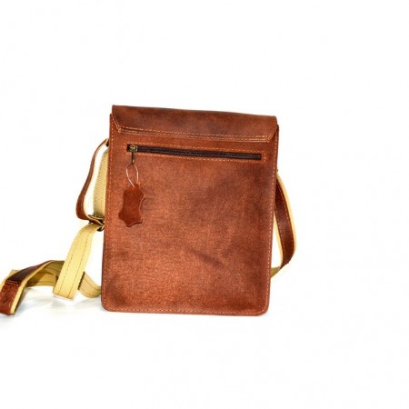 ΧΙΑΣΤΙ ΔΕΡΜΑΤΙΝΗ ΤΣΑΝΤΑ με  διπλό χώρισμα