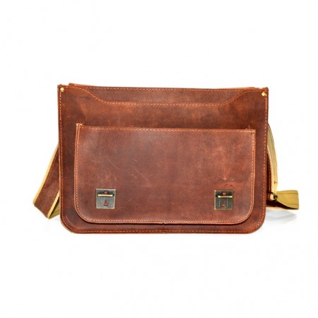 ΕΠΑΓΓΕΛΜΑΤΙΚΗ ΧΙΑΣΤΙ ΔΕΡΜΑΤΙΝΗ ΤΣΑΝΤΑ με  διπλό χώρισμα