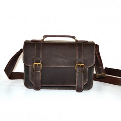 ΧΙΑΣΤΙ ΔΕΡΜΑΤΙΝΗ ΤΣΑΝΤΑ με  διπλό χώρισμα