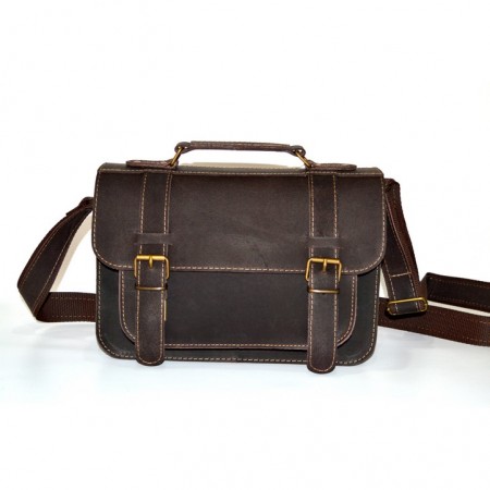 ΧΙΑΣΤΙ ΔΕΡΜΑΤΙΝΗ ΤΣΑΝΤΑ με  διπλό χώρισμα