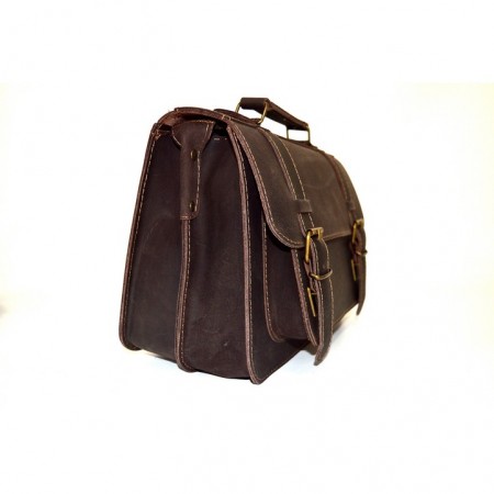 ΧΙΑΣΤΙ ΔΕΡΜΑΤΙΝΗ ΤΣΑΝΤΑ με  διπλό χώρισμα