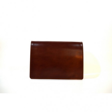 Επαγγελματική Δερμάτινη Τσάντα με  διπλό χώρισμα